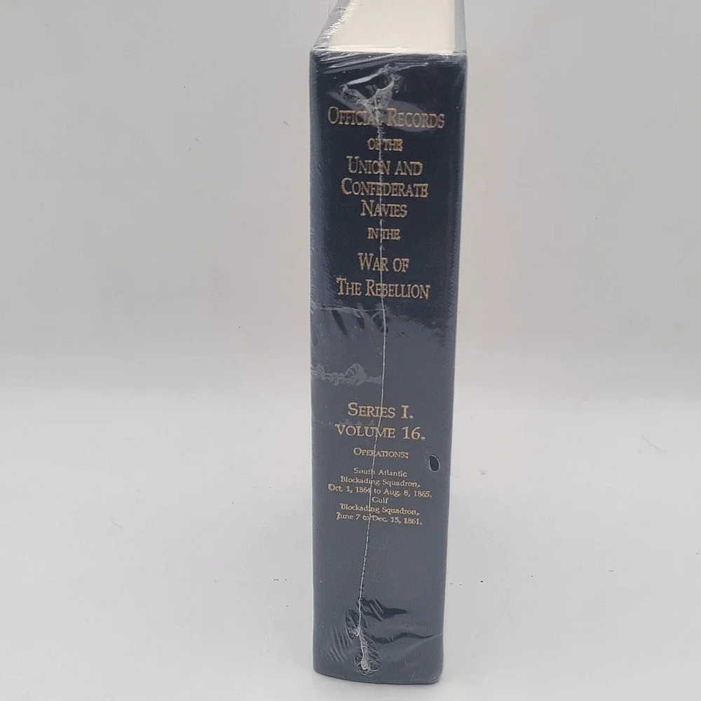 US Navy Official Records Union Confederate Navies Vol 16 HC Sealed Reprint LN
